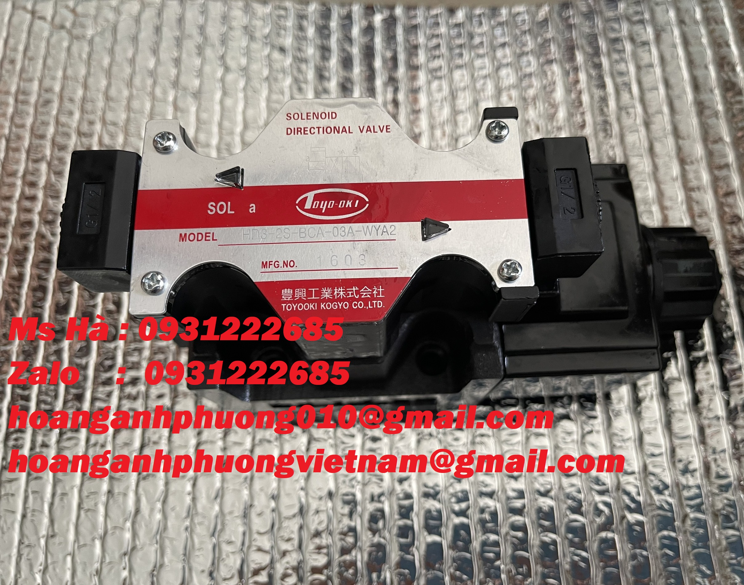 TOYOOKI van solenoid mới 100% dòng nhập khẩu HD3-2S-BCA-03A-WYA2